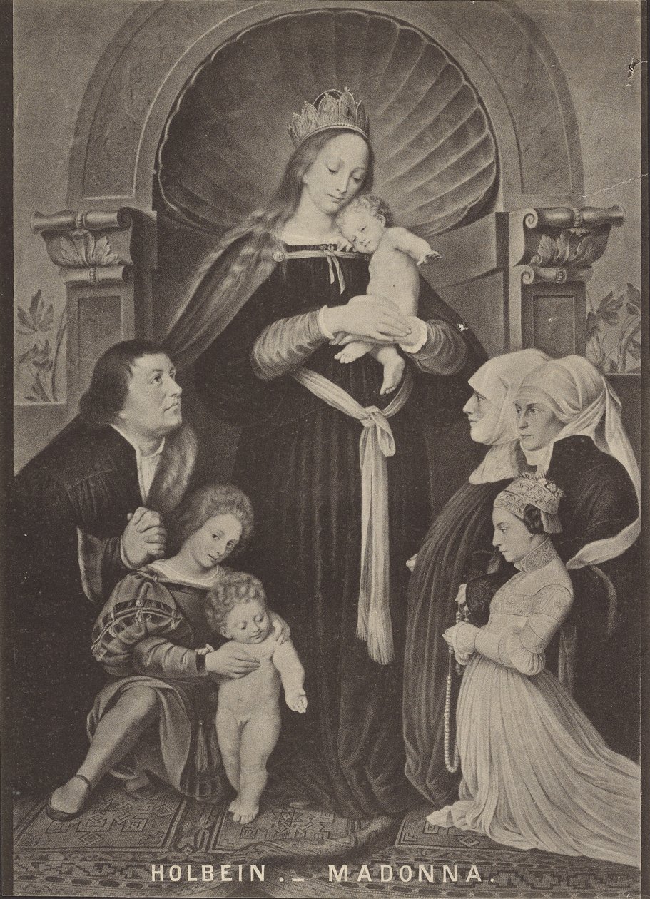 Holbein - Madonna de Unknown artist