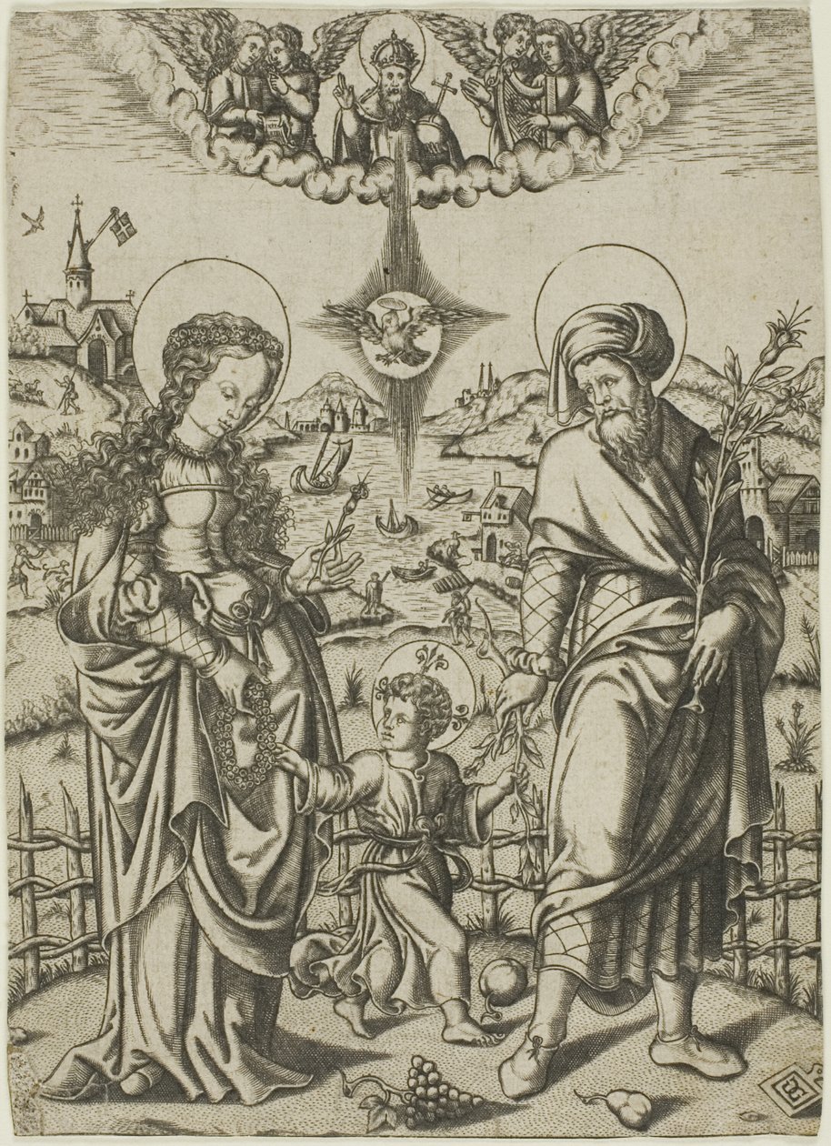 familia sagrada de Unknown artist