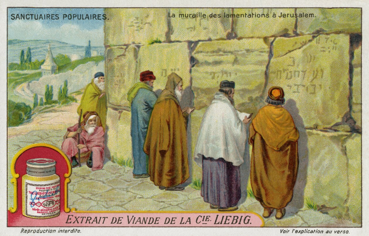 Santuários sagrados, cartão de colecionador Liebig 1924 de Unknown artist
