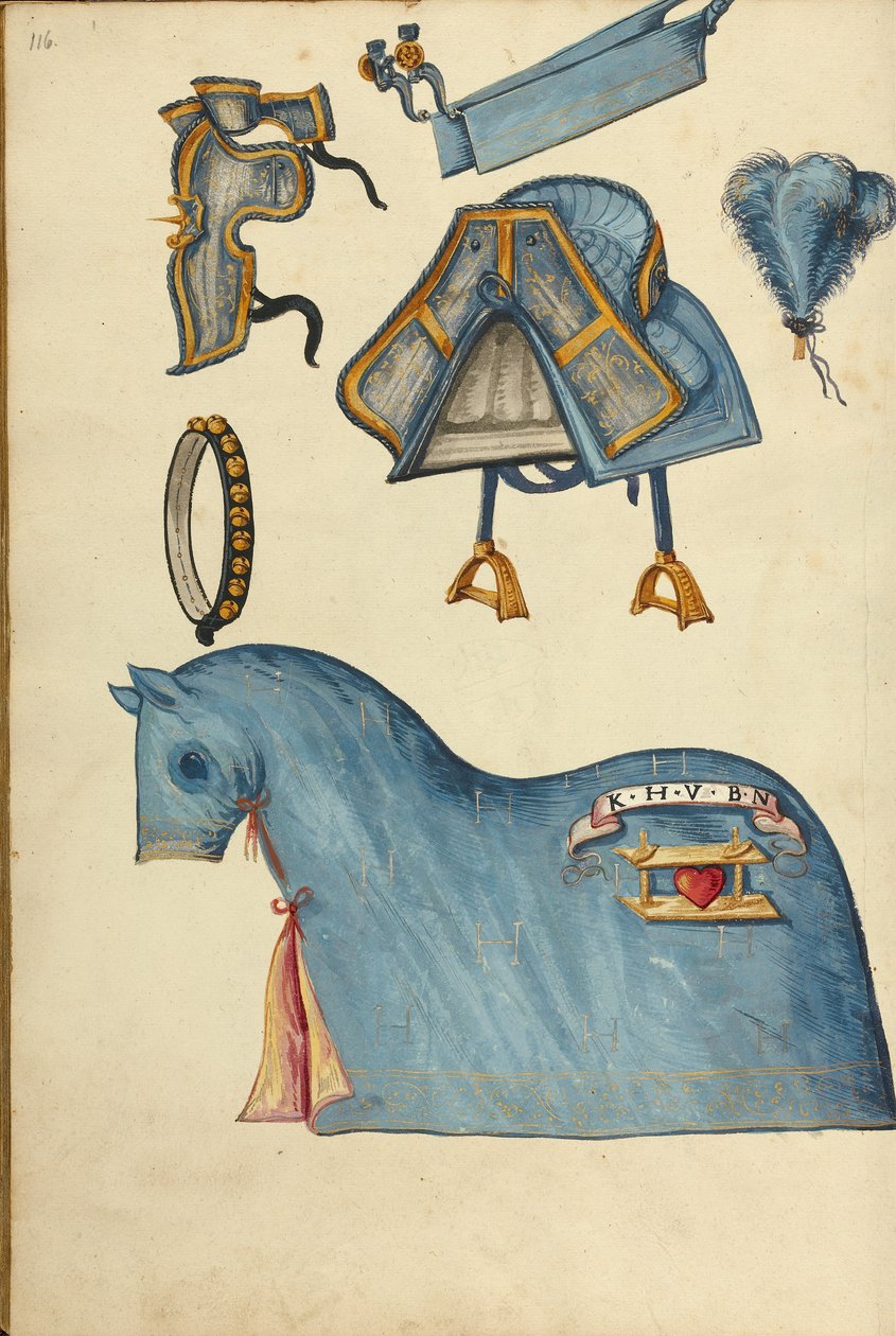 Armadura de cavalo de Unknown artist