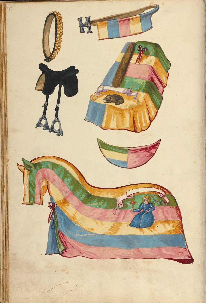 Armadura de cavalo de Unknown artist