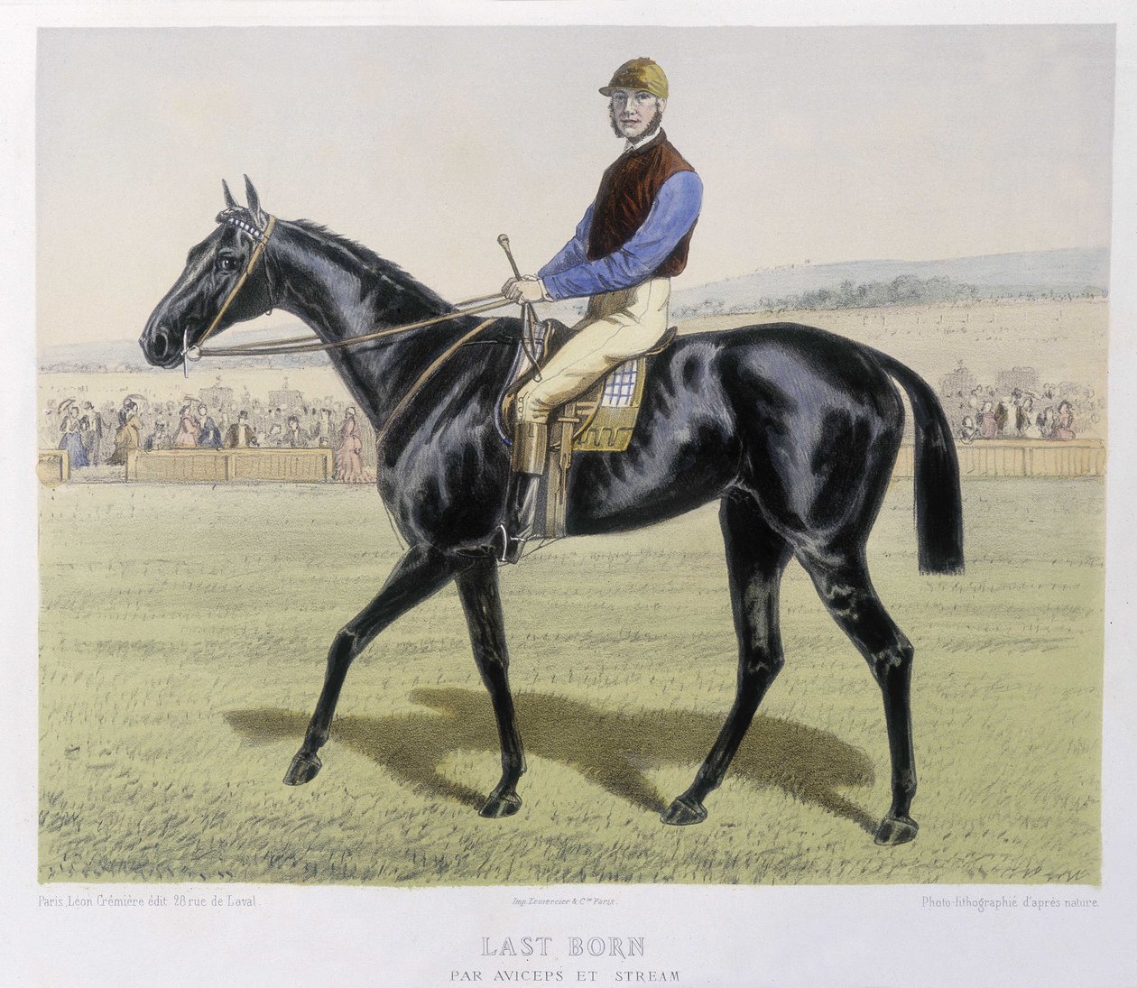 Andar a cavalo: Último nascimento - em "the Centaure". de Unknown artist