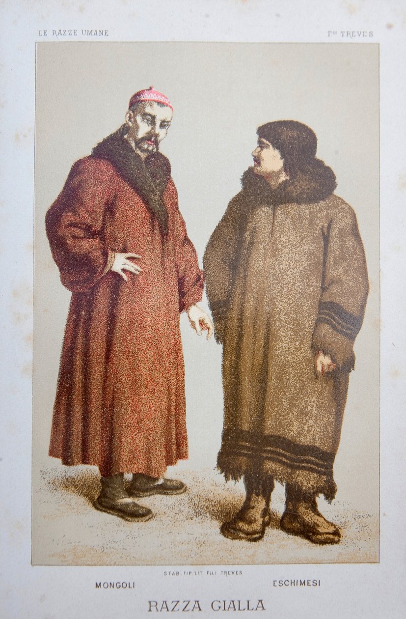 Ilustração de "A raça humana" de Louis Figuier de Unknown artist