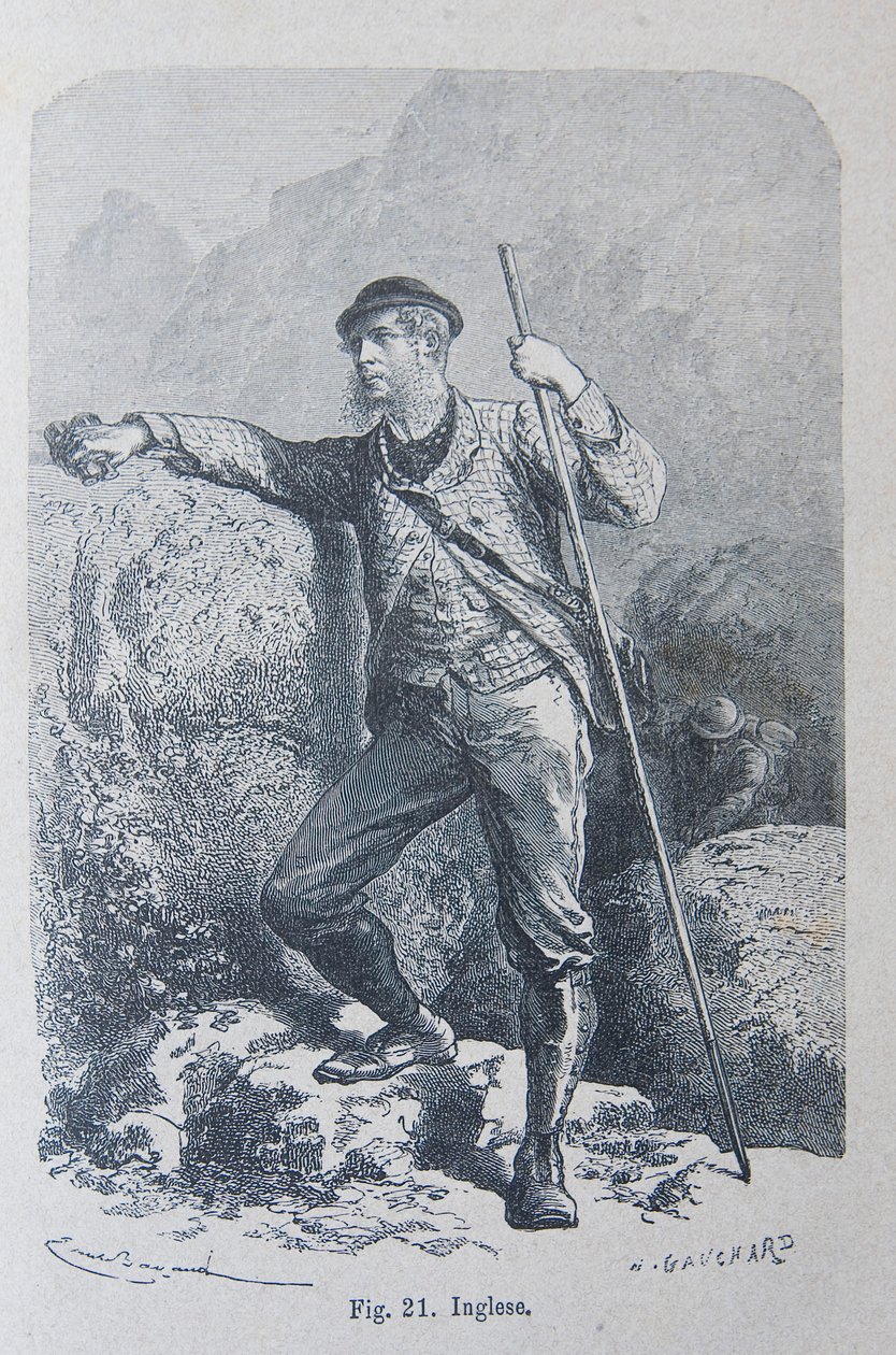 Ilustração de "A raça humana" de Louis Figuier de Unknown artist