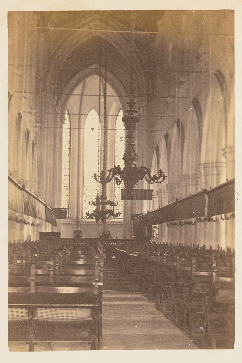 [Vista interior de uma igreja]. de Unknown artist