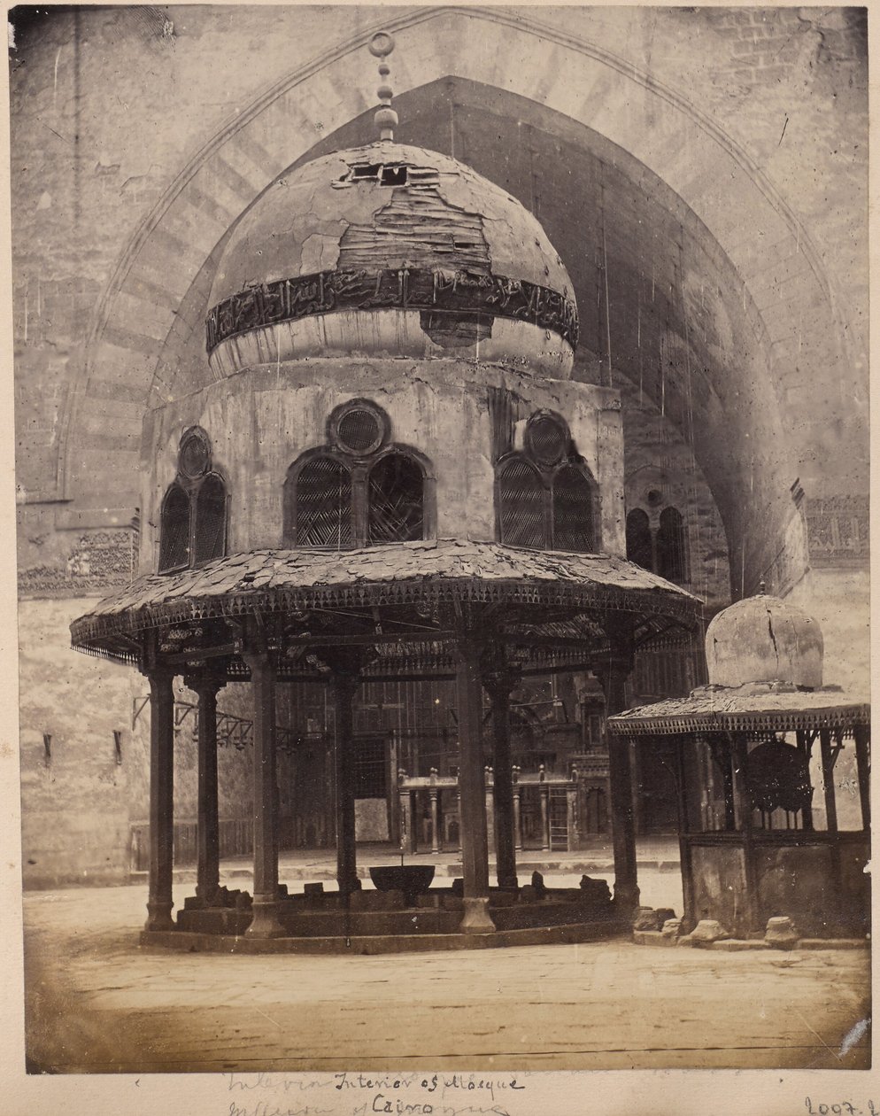 Interior da Mesquita, Cairo de Unknown artist