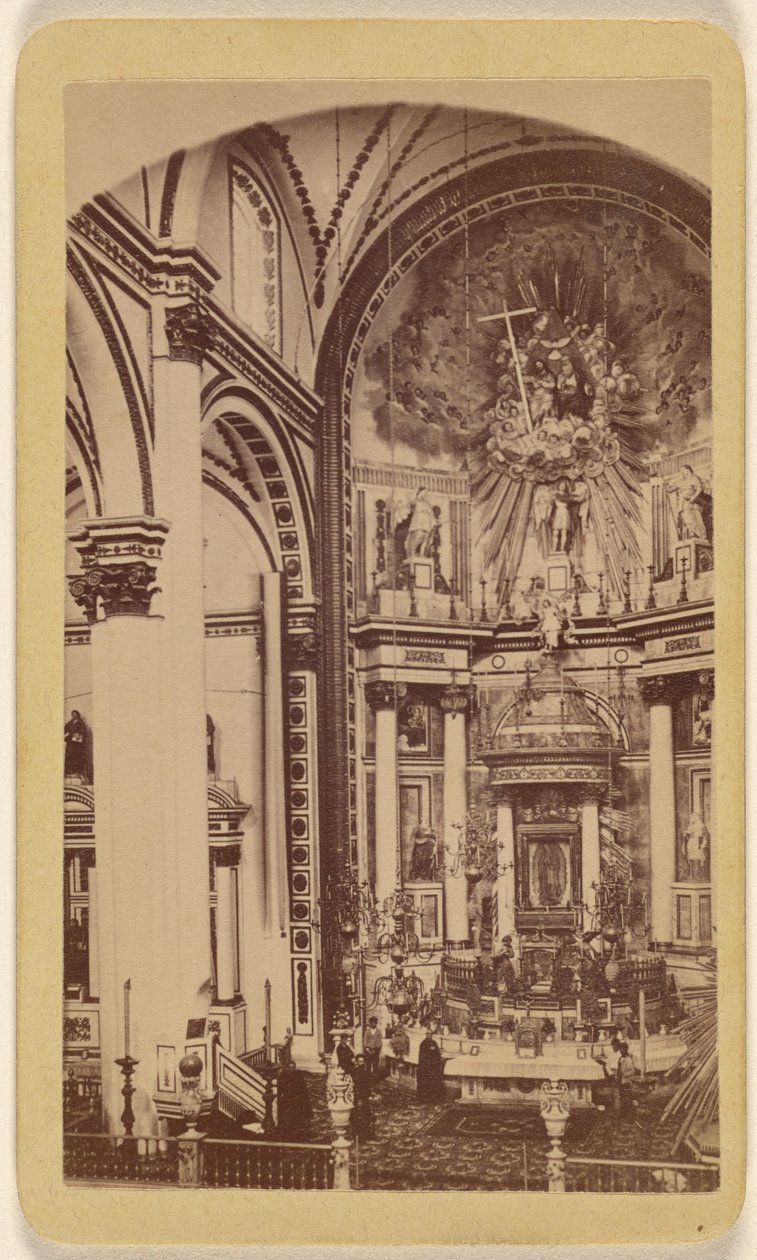 [Interior de uma igreja não identificada]. de Unknown artist