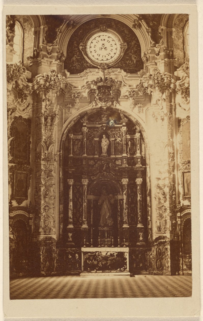 [Interior de uma igreja não identificada]. de Unknown artist