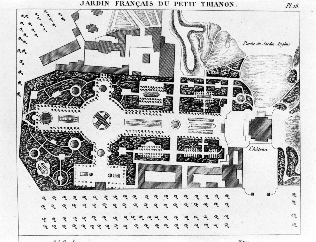Jardim Francês do Par Trianon - em "Essay sur la composition et l