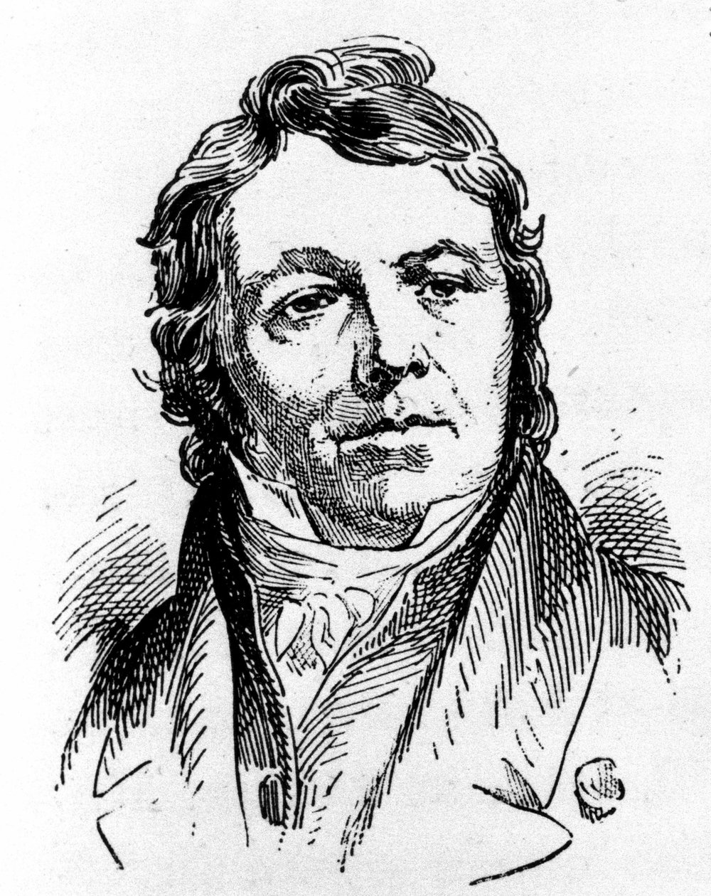 Jean Nepomucene (Jean-Nepomucene) Hummel (Johann Nepomuk Hummel) (1778-1837). Pianista e compositor austríaco. de Unknown artist