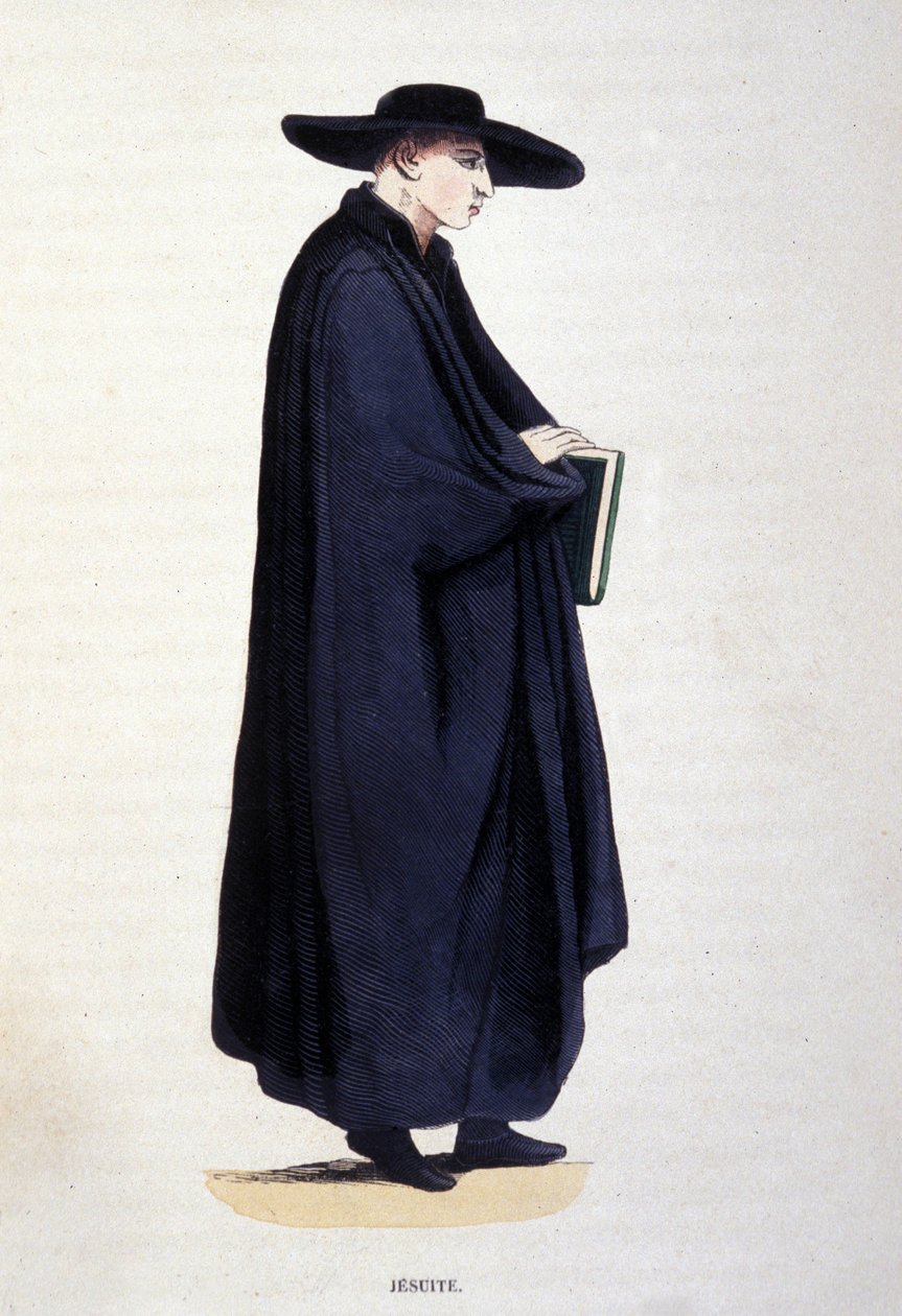 Jesuite. Gravação de um álbum sobre ordens religiosas, Paris de Unknown artist