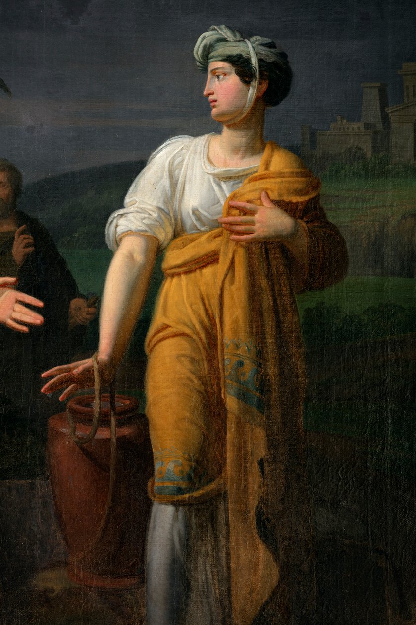 Jesus e a mulher samaritana de Unknown artist