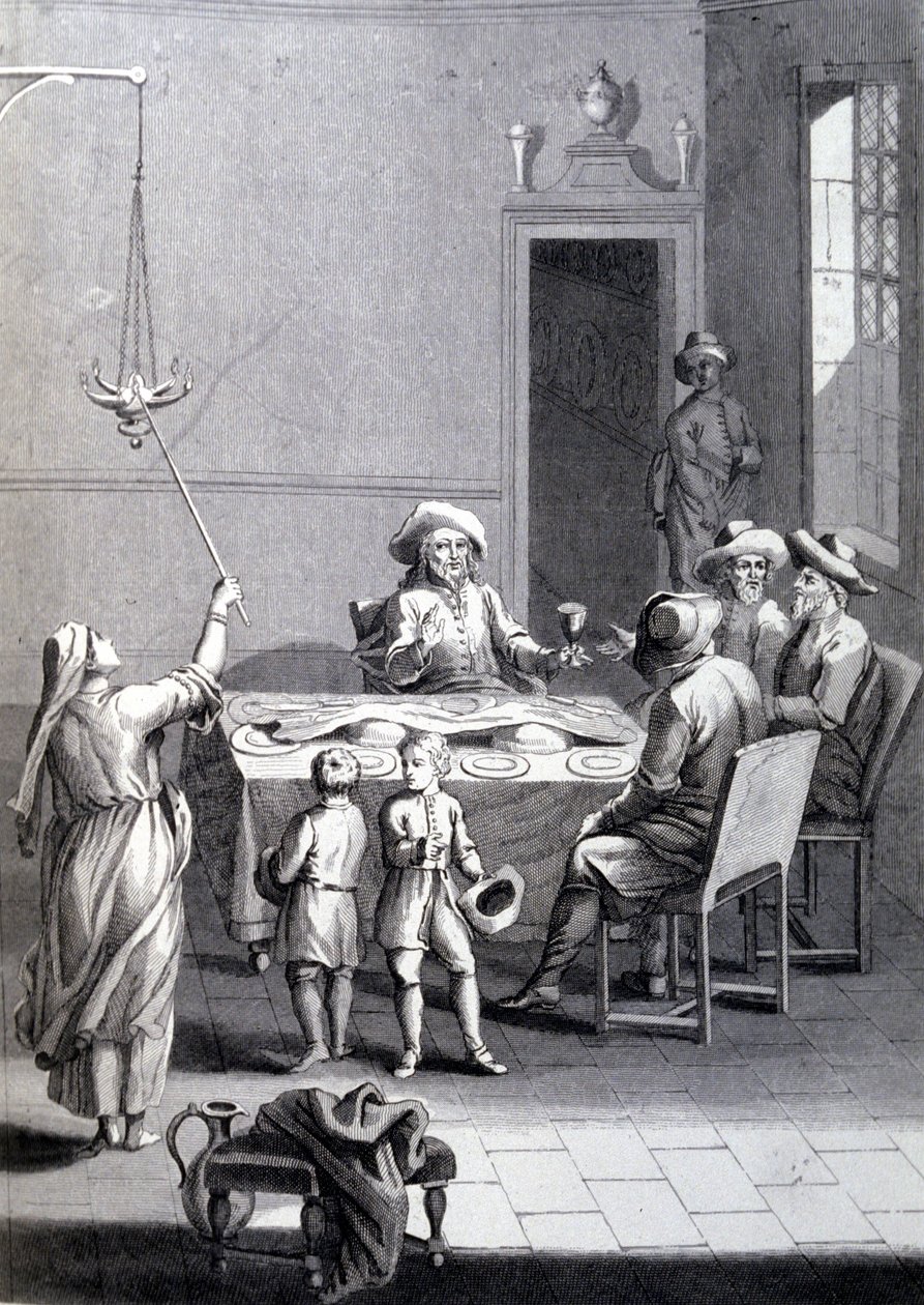 Shabat judeu (Shabat, Sábado ou Sabbath ou Sabbath). de Unknown artist