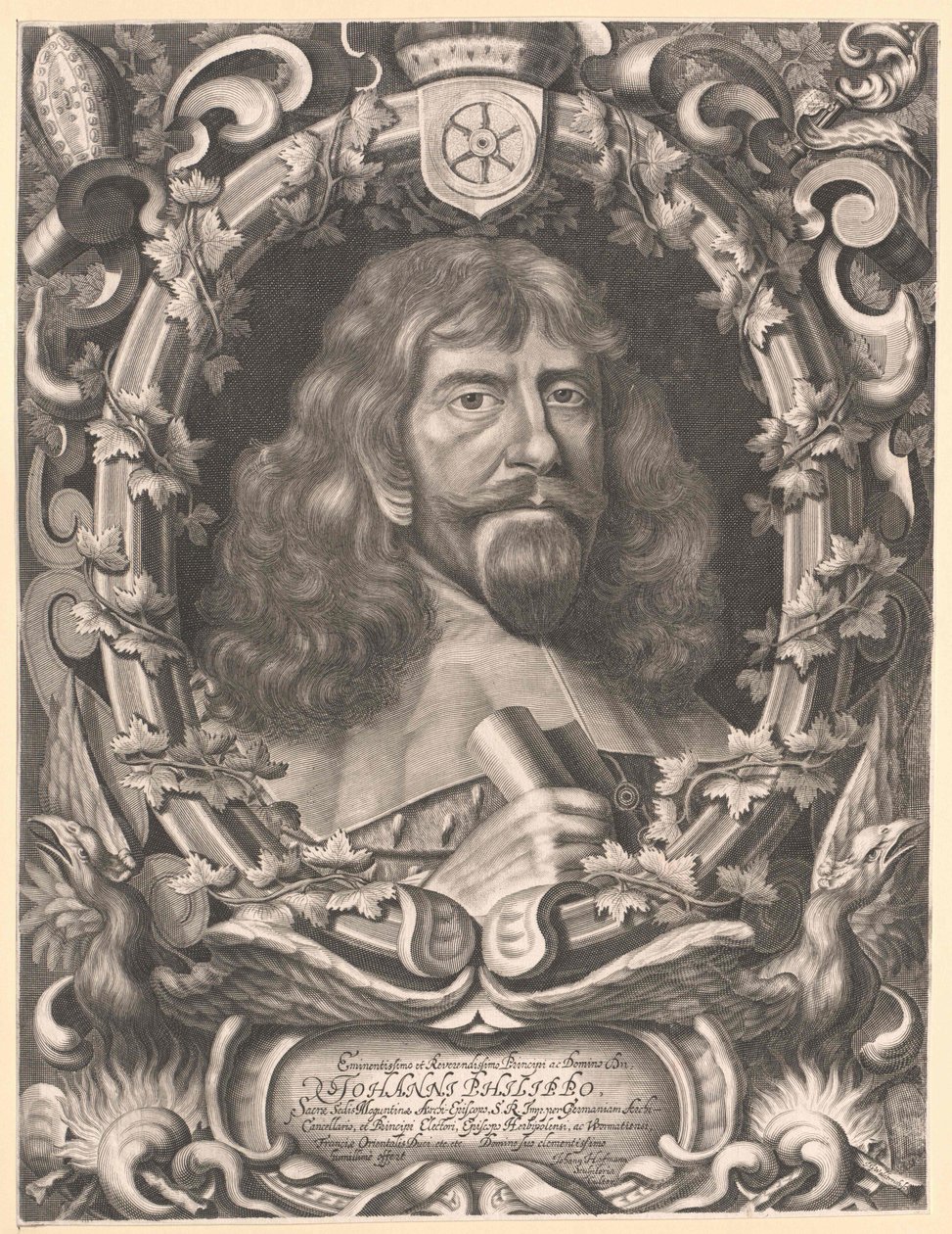 Johann Philipp von Schoenborn (impressão) de Unknown artist