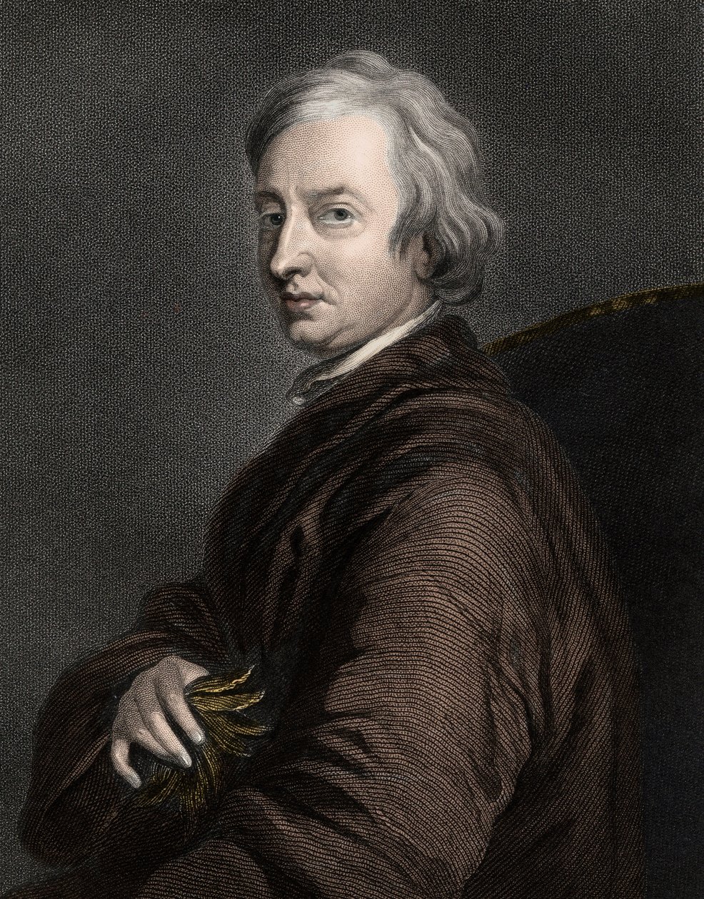 John Dryden 1631-1700 - gravura - século XIX de Unknown artist