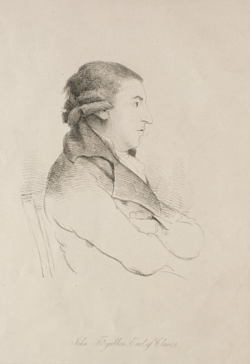 John Fitzgibbon, Conde de Clara de Unknown artist