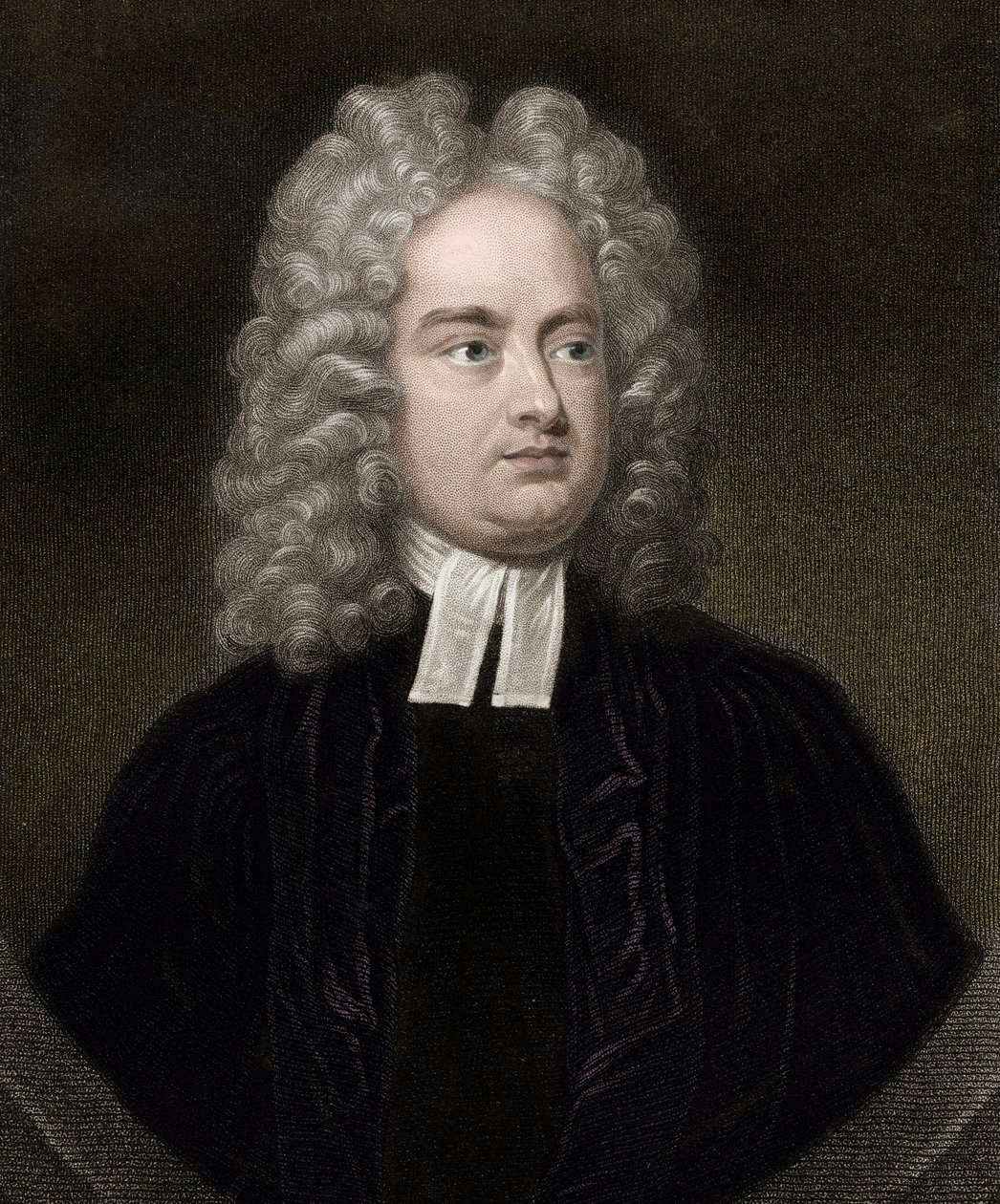 Jonathan Swift (1667-1745) - gravura - século XIX de Unknown artist