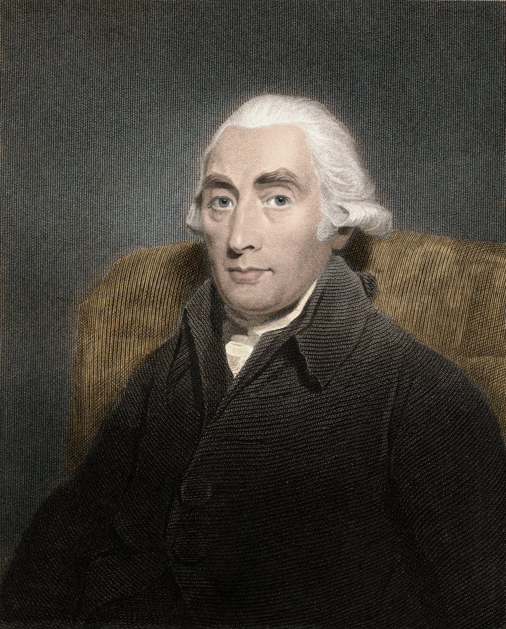 Joseph Black (1728-1799), físico e químico escocês - Retrato do químico escocês Joseph Black (1728-1799) de Unknown artist