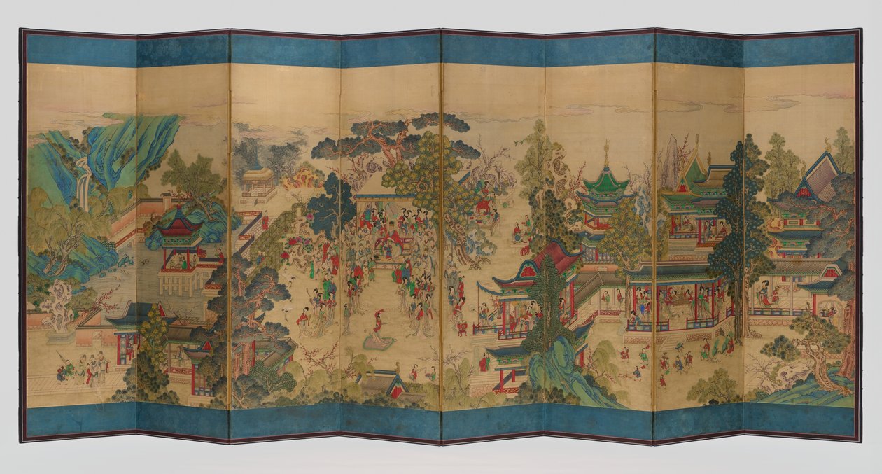 Banquete Alegre de Guo Ziyi (곽분양행락도) de Unknown artist