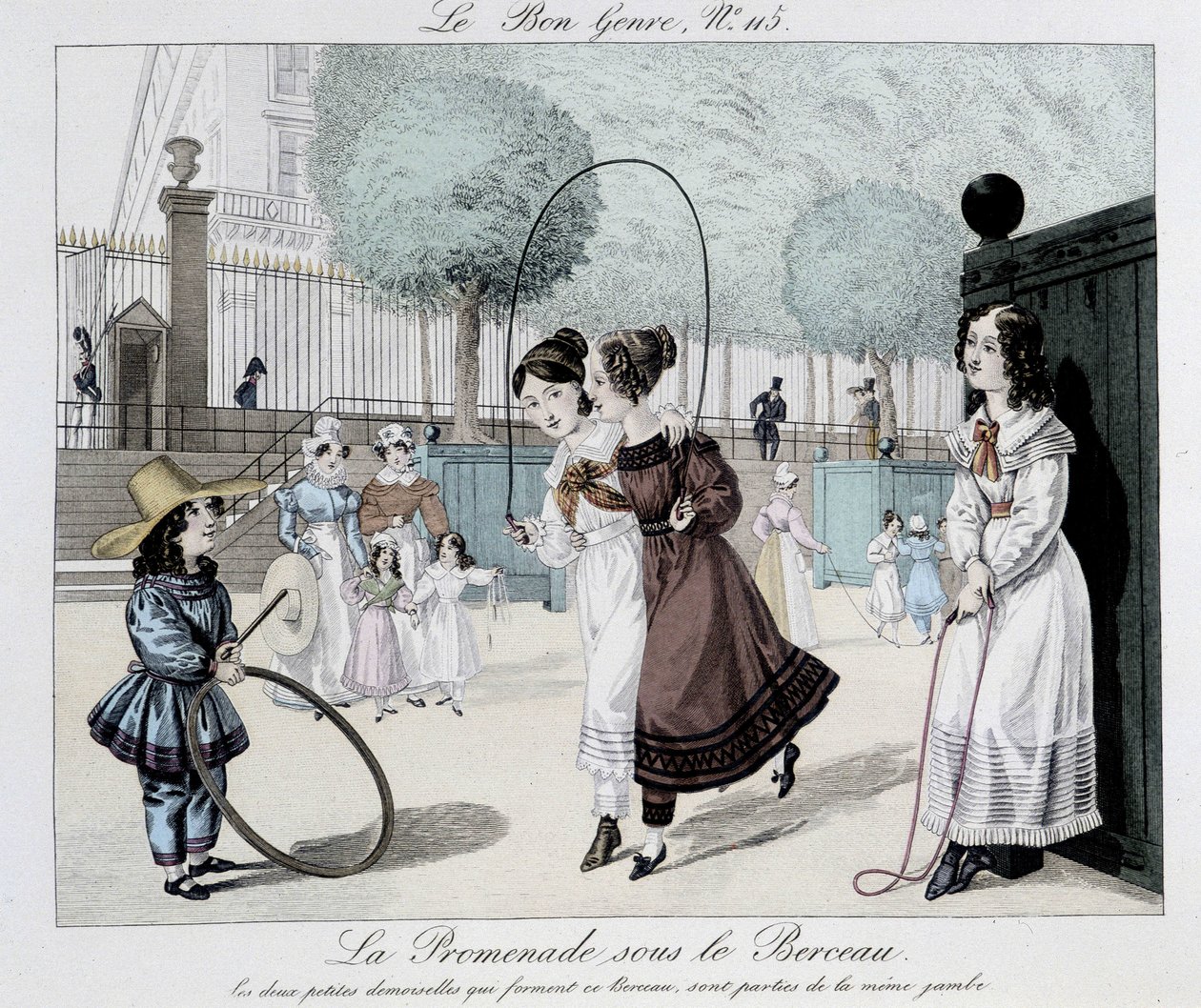 Jogo de saltar à corda - no "Género Le Bon". de Unknown artist