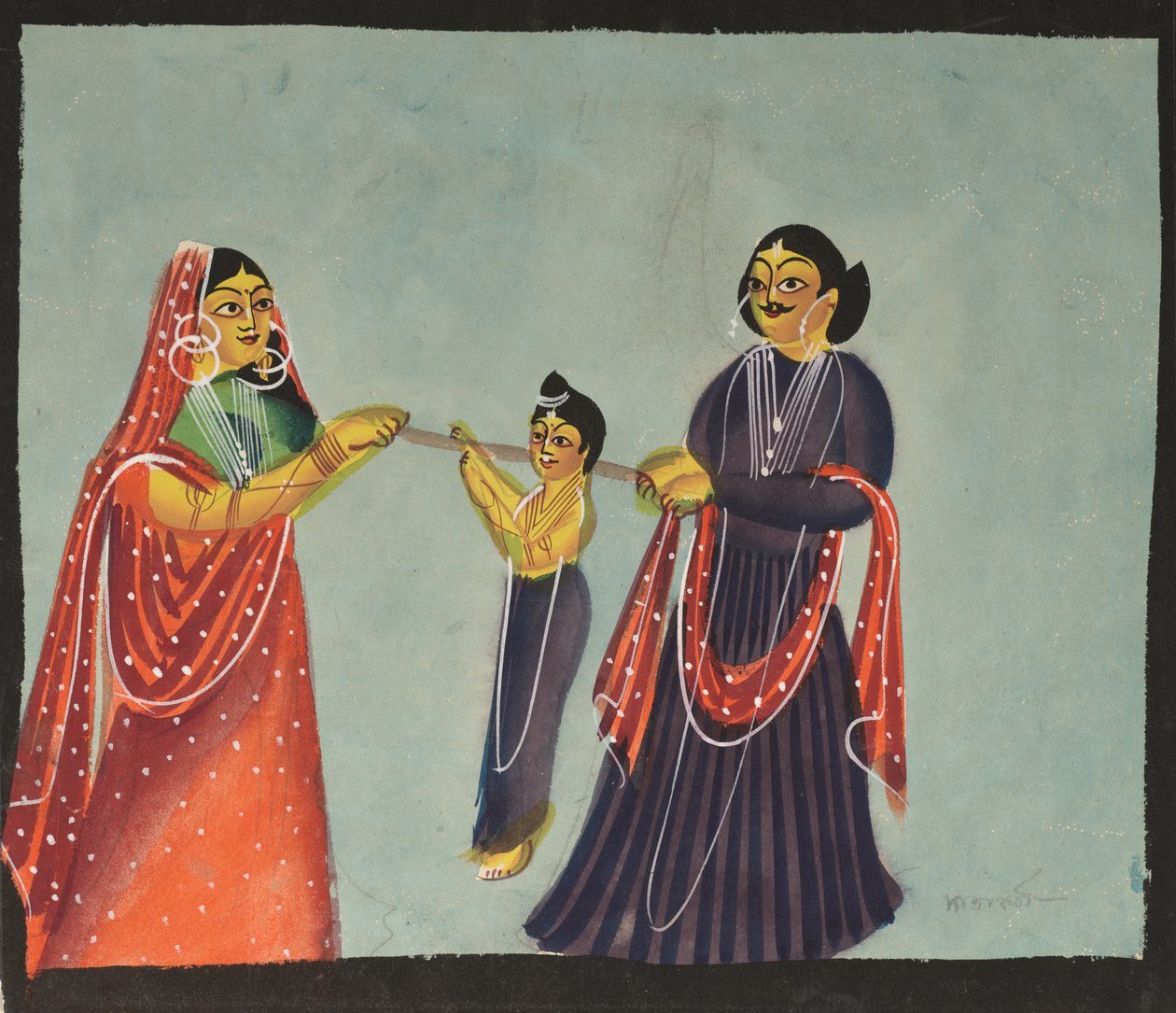 Pintura Kalighat de Unknown artist