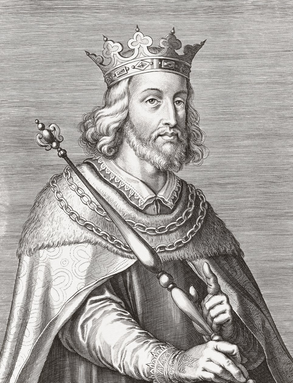O Rei Fernando I de Portugal. Retrato. de Unknown artist