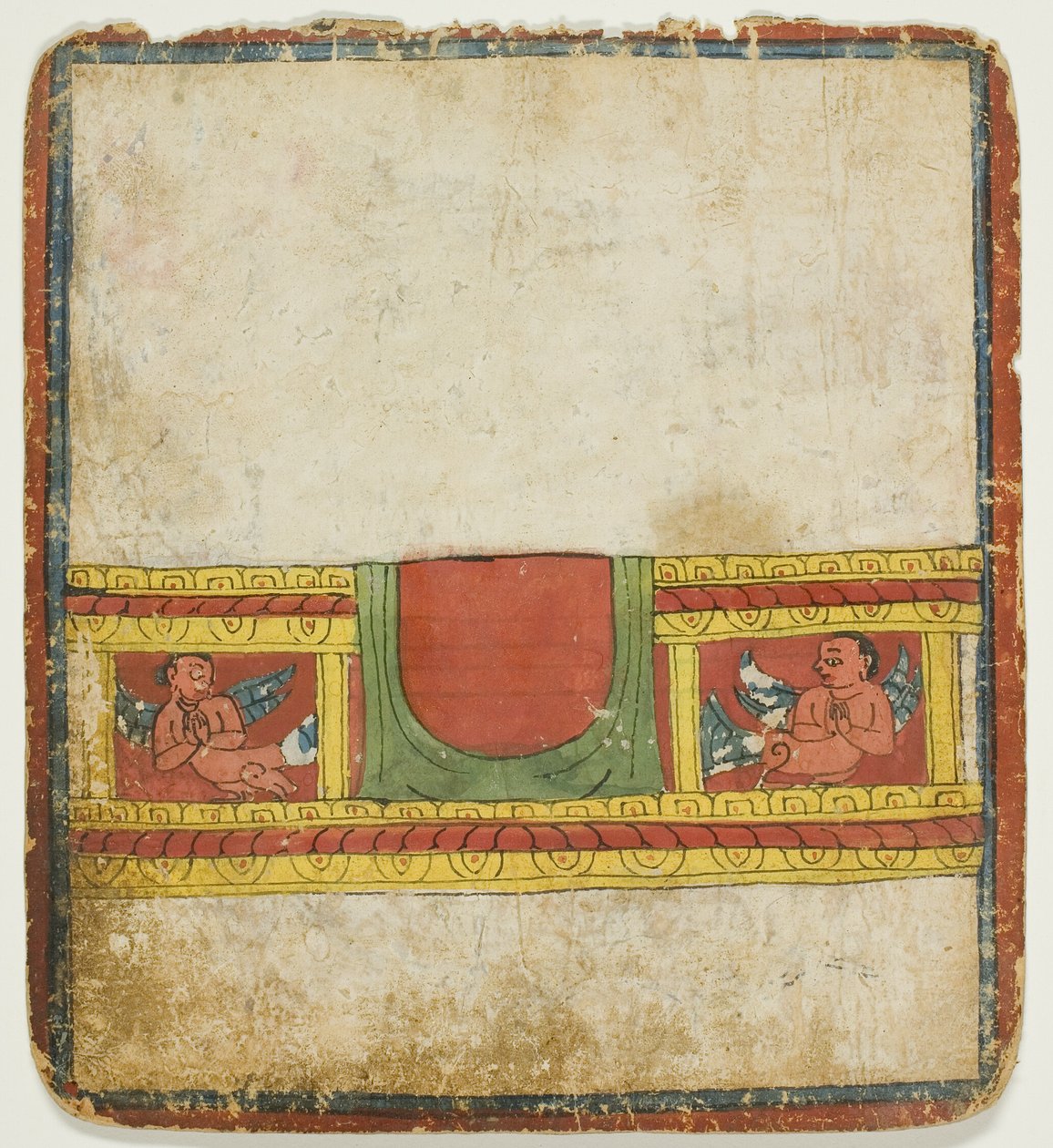 Trono de Kinnara, de um conjunto de cartas de iniciação (Tsakali) de Unknown artist
