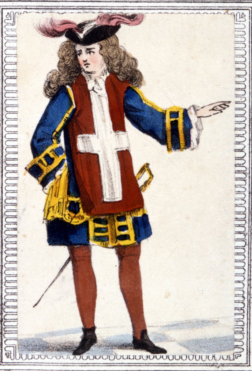 Cavaleiro de Malta. Gravação sd. Século XVIII. de Unknown artist
