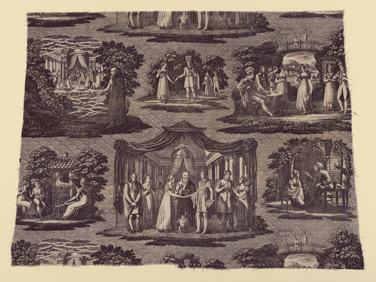A Trégua de Deus (Tecido para mobiliário) de Unknown artist