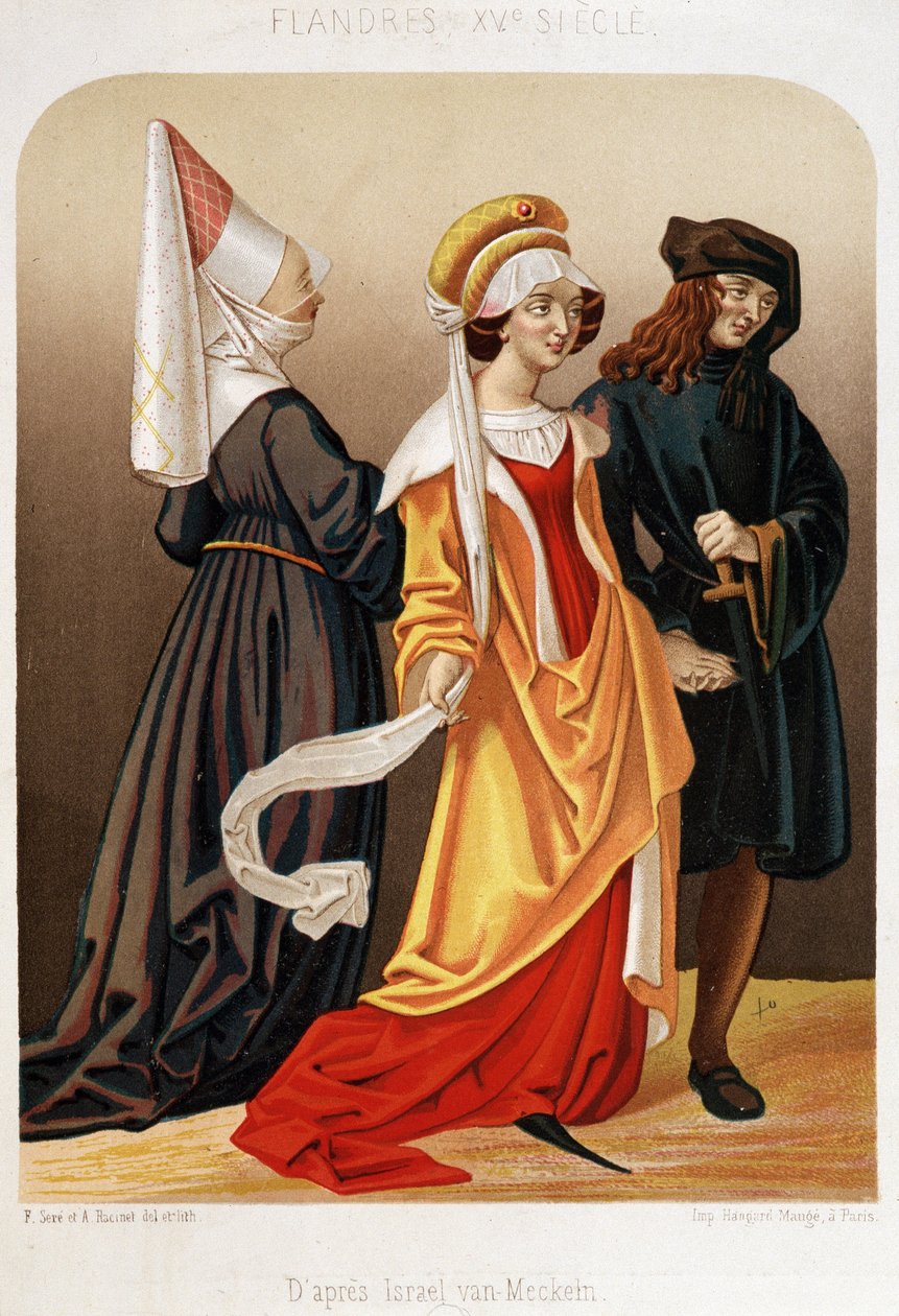 Damas e Dambird of Flanders de Unknown artist