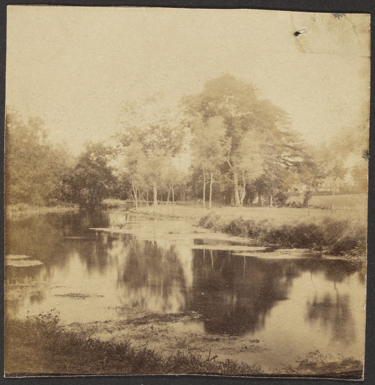 [Paisagem com lago]. de Unknown artist