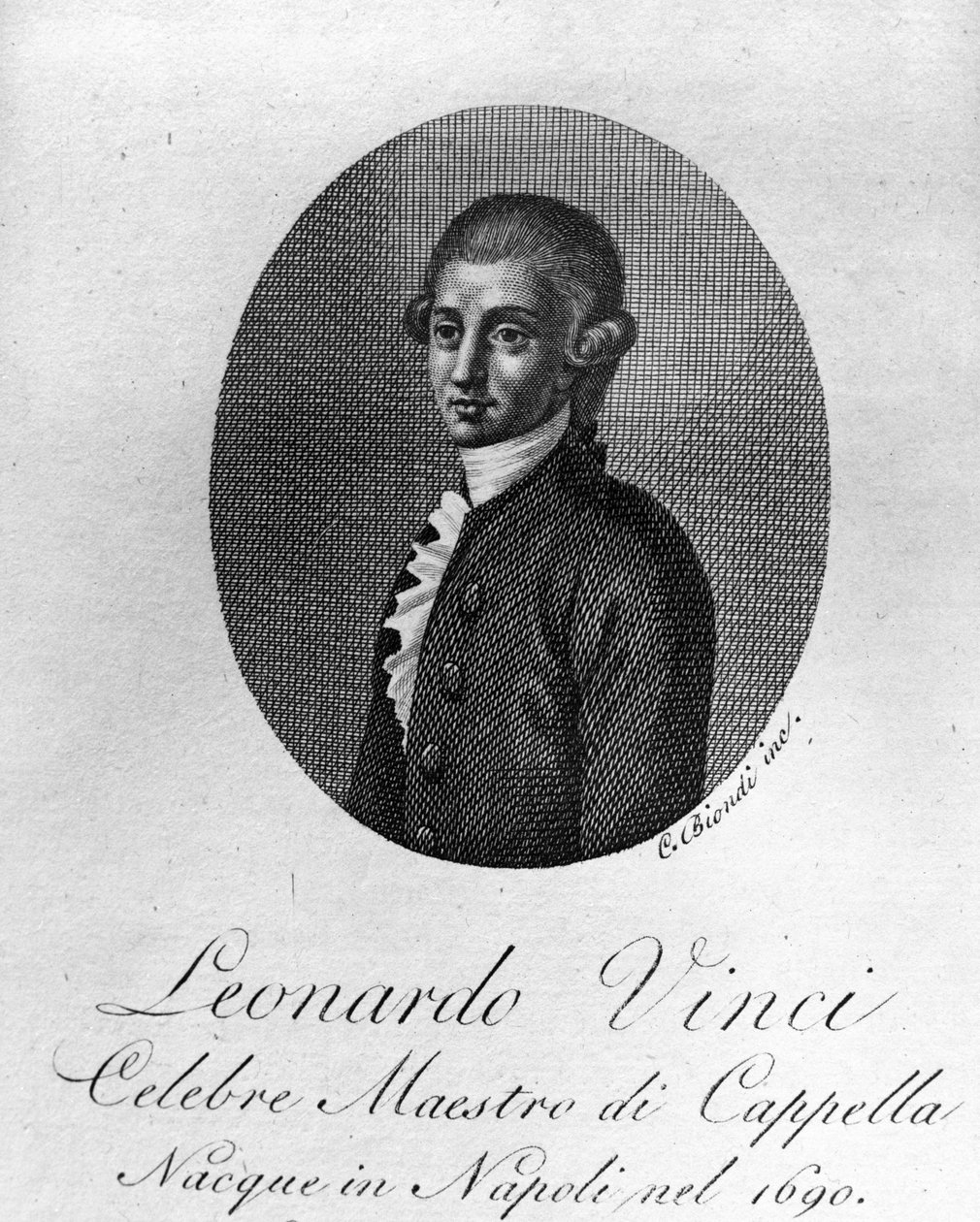 Leonardo Vinci, compositor italiano de Unknown artist