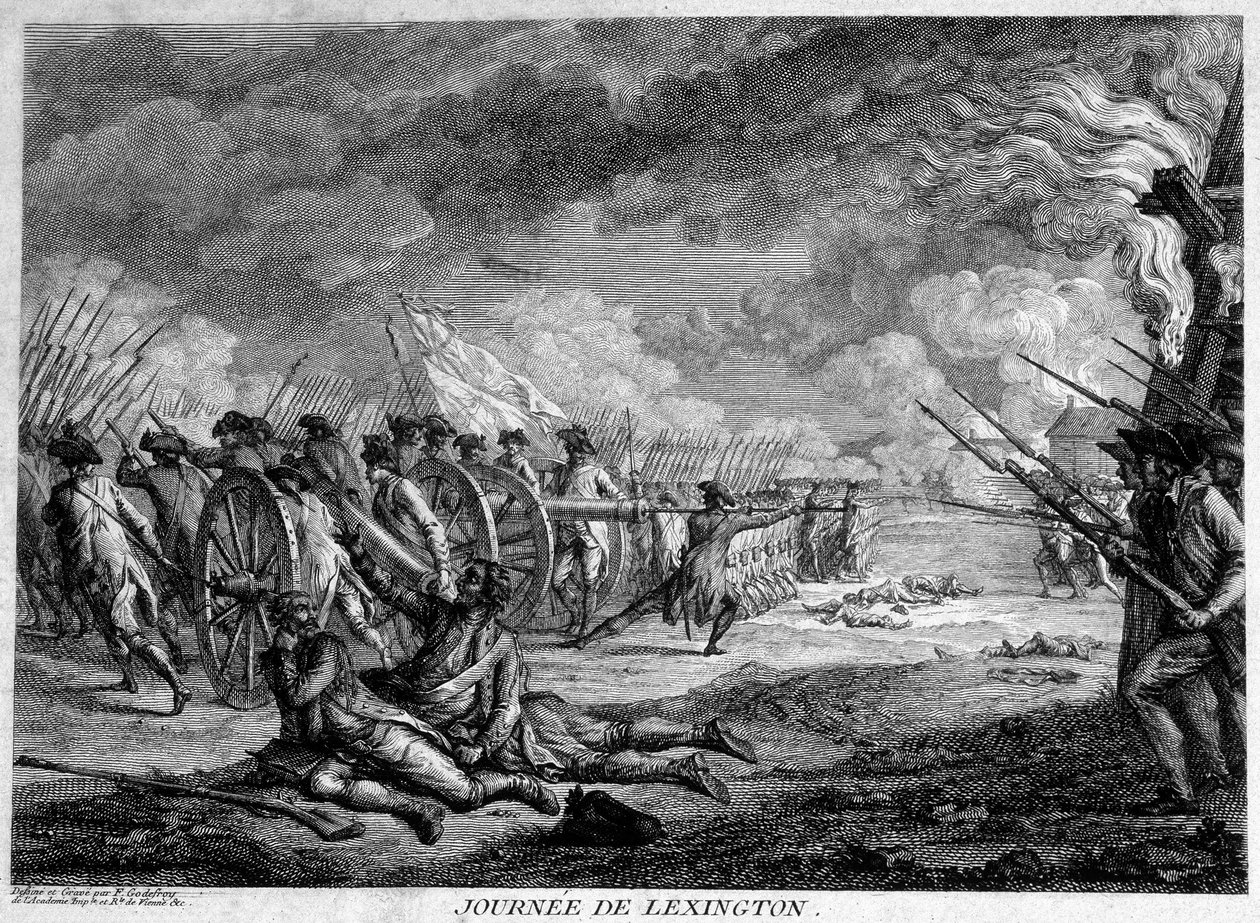 Dia de Lexington (Massachusetts, E.U.A.), 19 de abril de Unknown artist