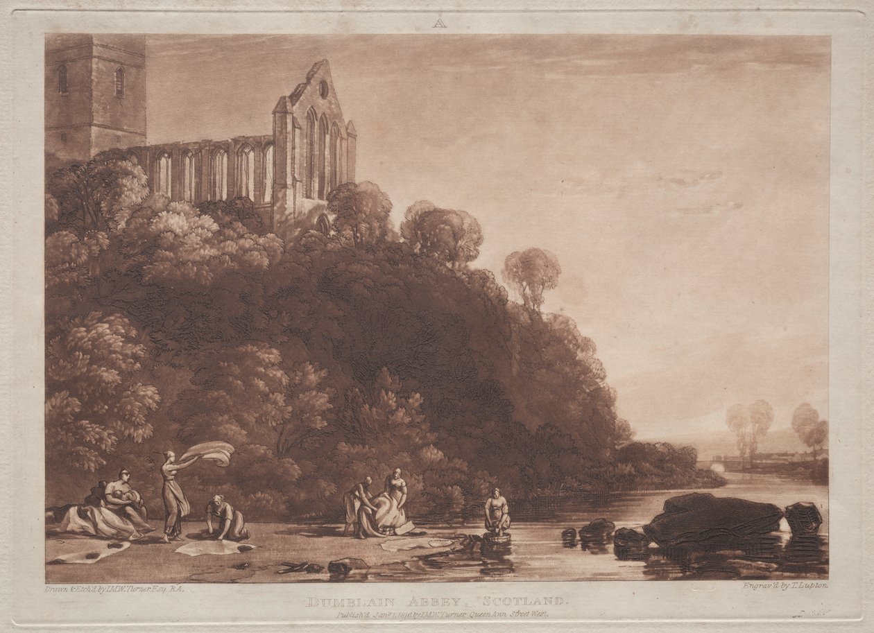 Livro de Estudos: Dumblain Abbey, Escócia de Unknown artist