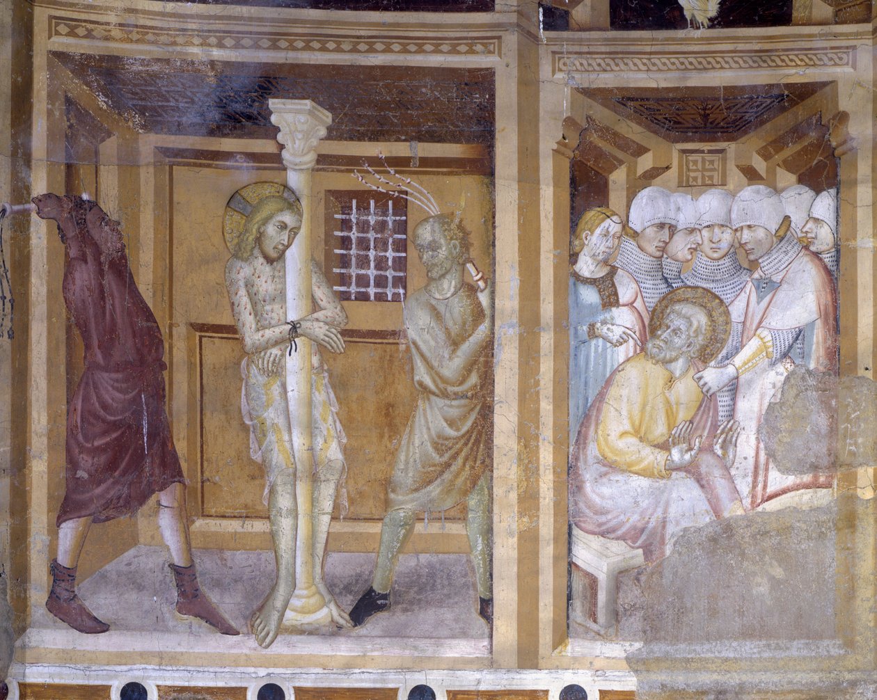 Vida de Cristo, pormenor: Flagelação, Igreja de Sant