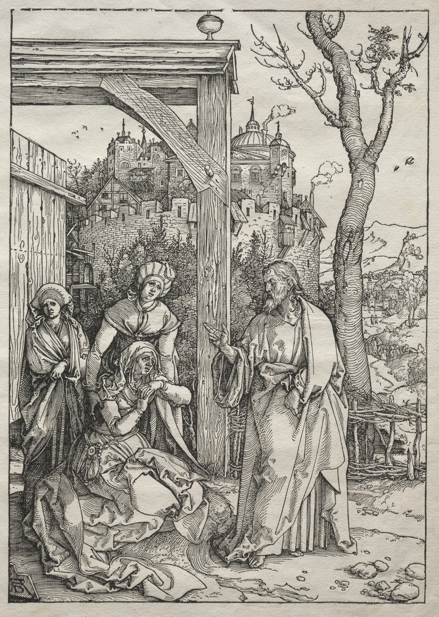 Vida da Virgem: Cristo se despedindo de sua mãe de Unknown artist