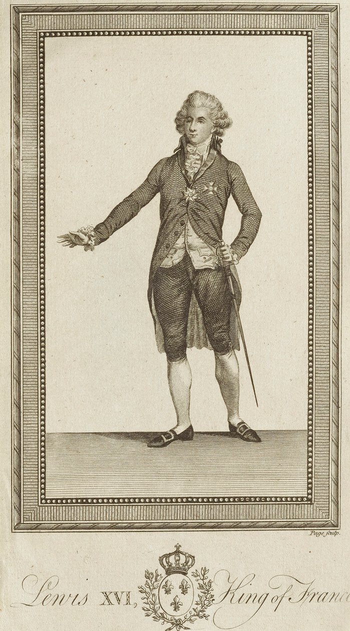 Luís XVI, Rei de França de Unknown artist