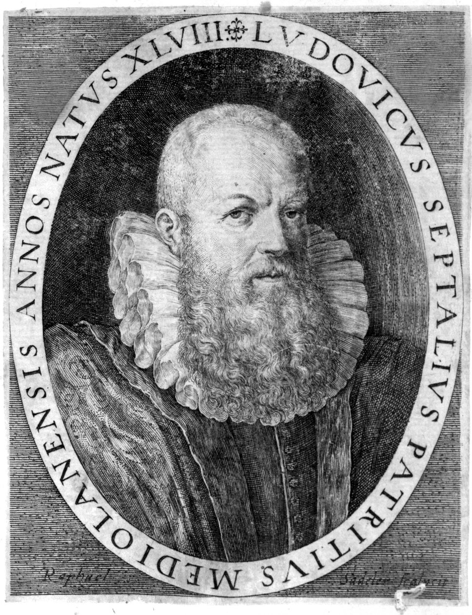 Ludovico Settala (1552 - 1633), médico italiano em Pavia. de Unknown artist
