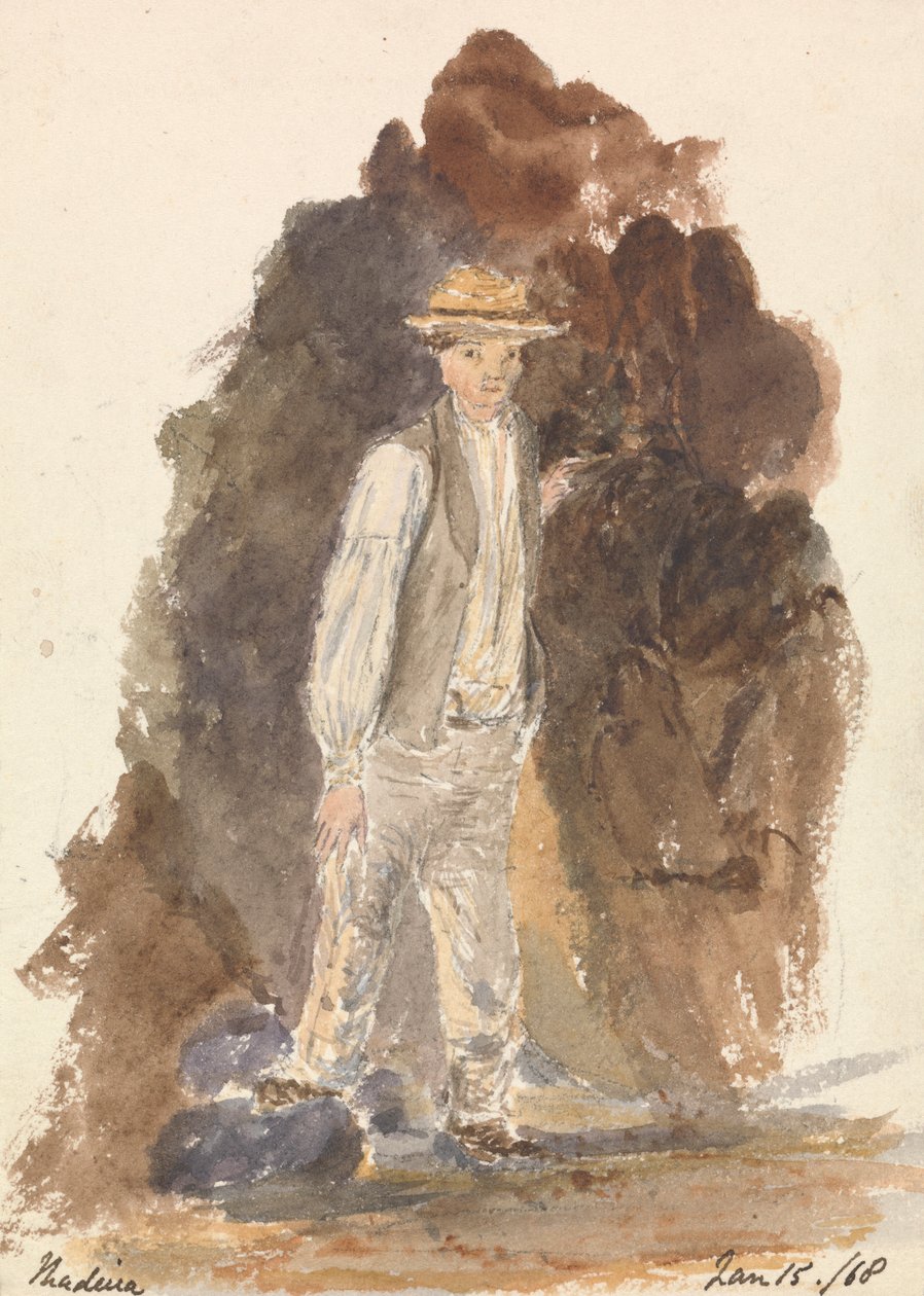 Homem de Pé (Madeira Jan 15/68) de Unknown artist