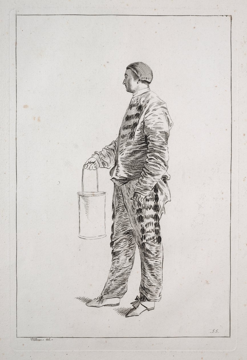Homem de pé de Unknown artist