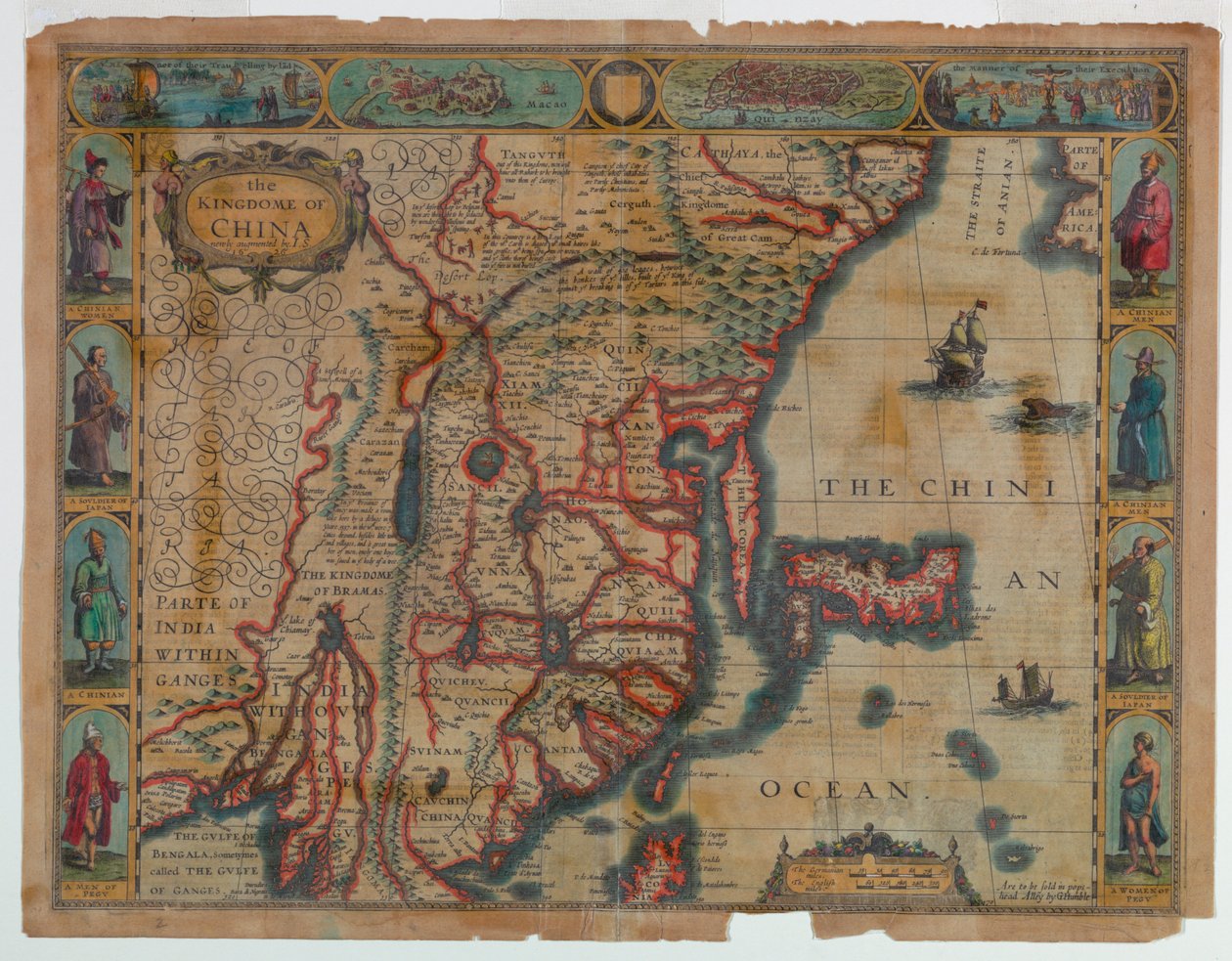 Mapa da China de Unknown artist