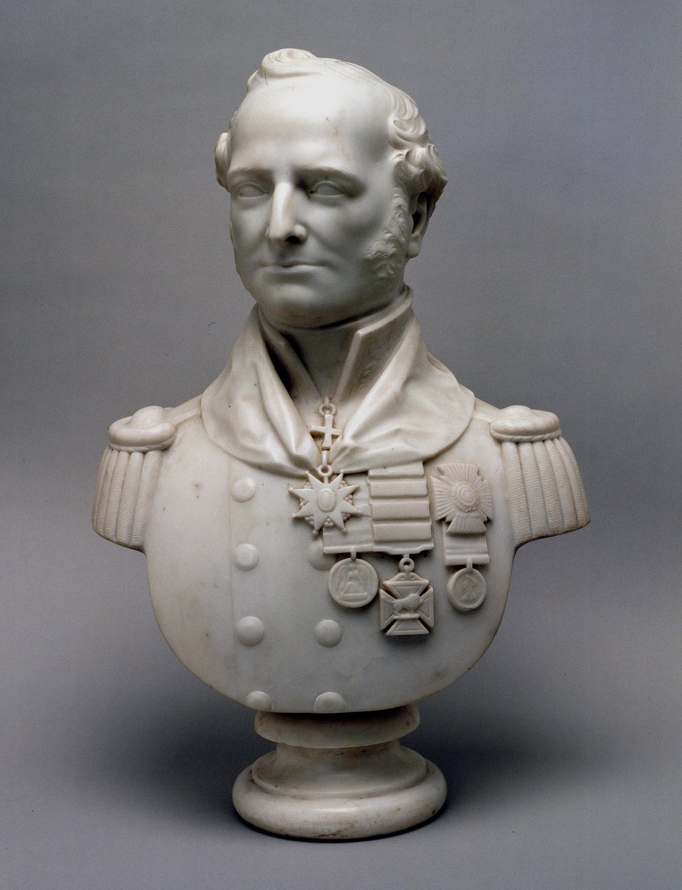 Retrato em mármore do Major General Sir Charles Philip Belson, KCB de Unknown artist