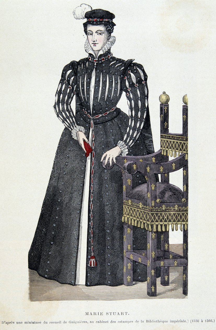 Mary Stuart - gravura de Unknown artist