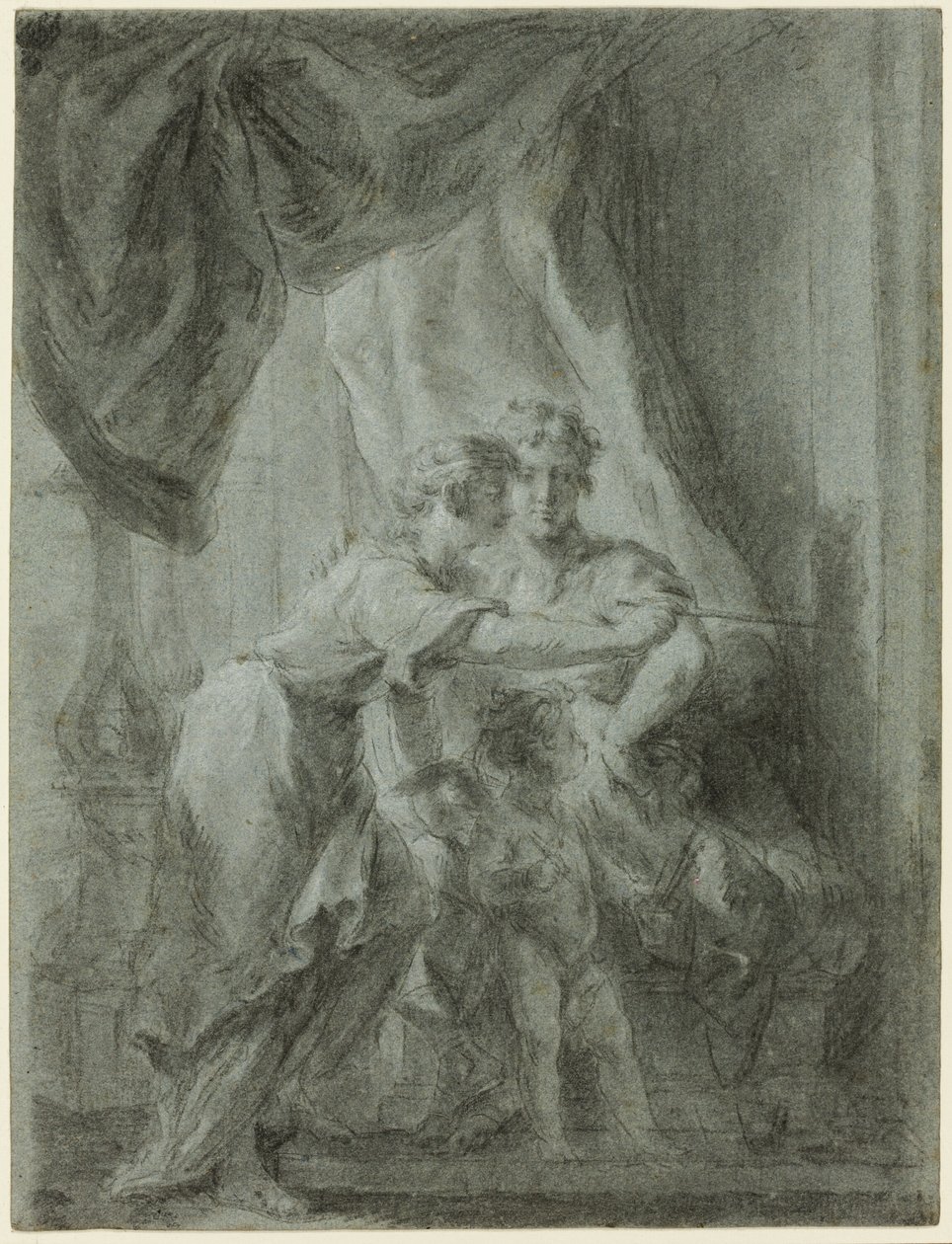 Marte, Vénus e Cupido de Unknown artist