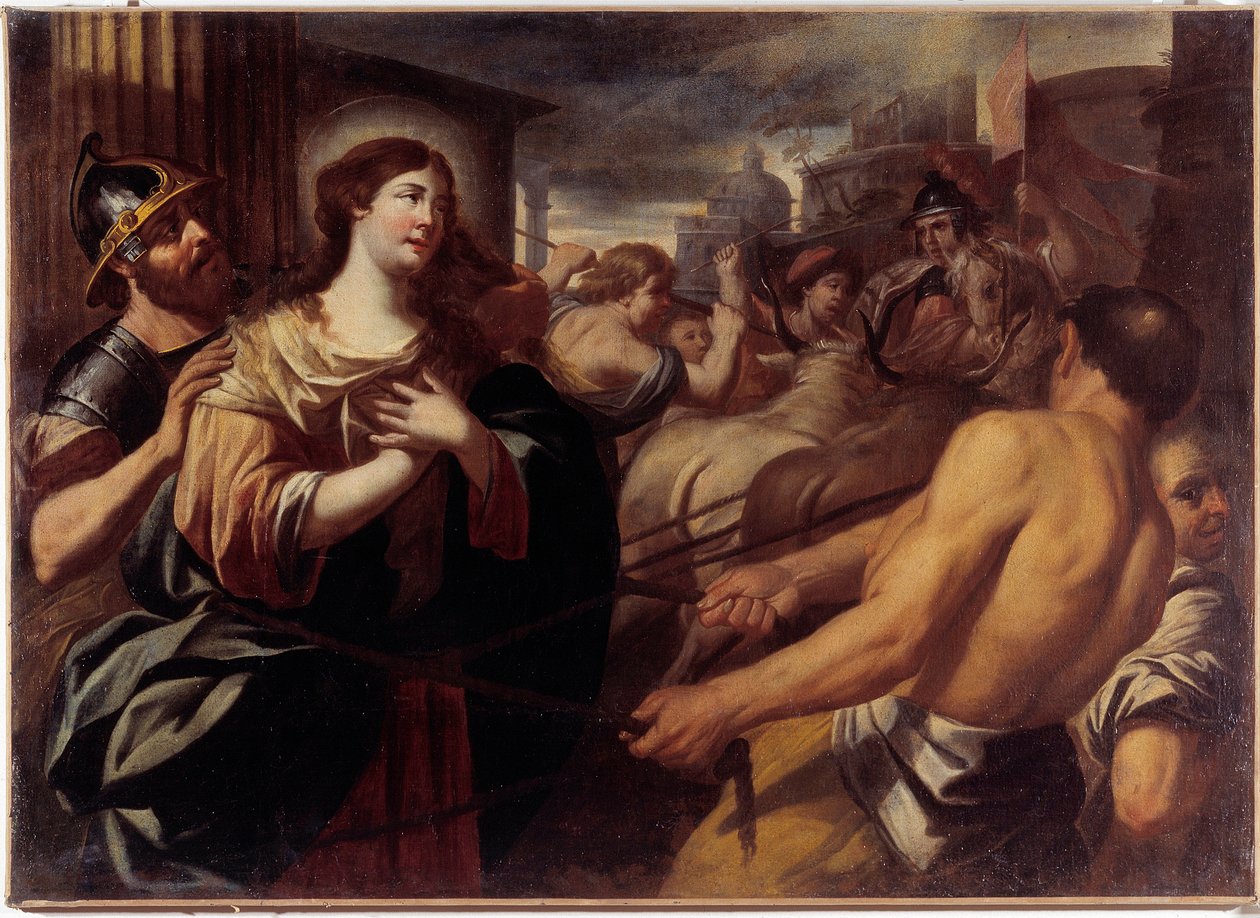 Martírio de Santa Lúcia (óleo sobre tela de Unknown artist