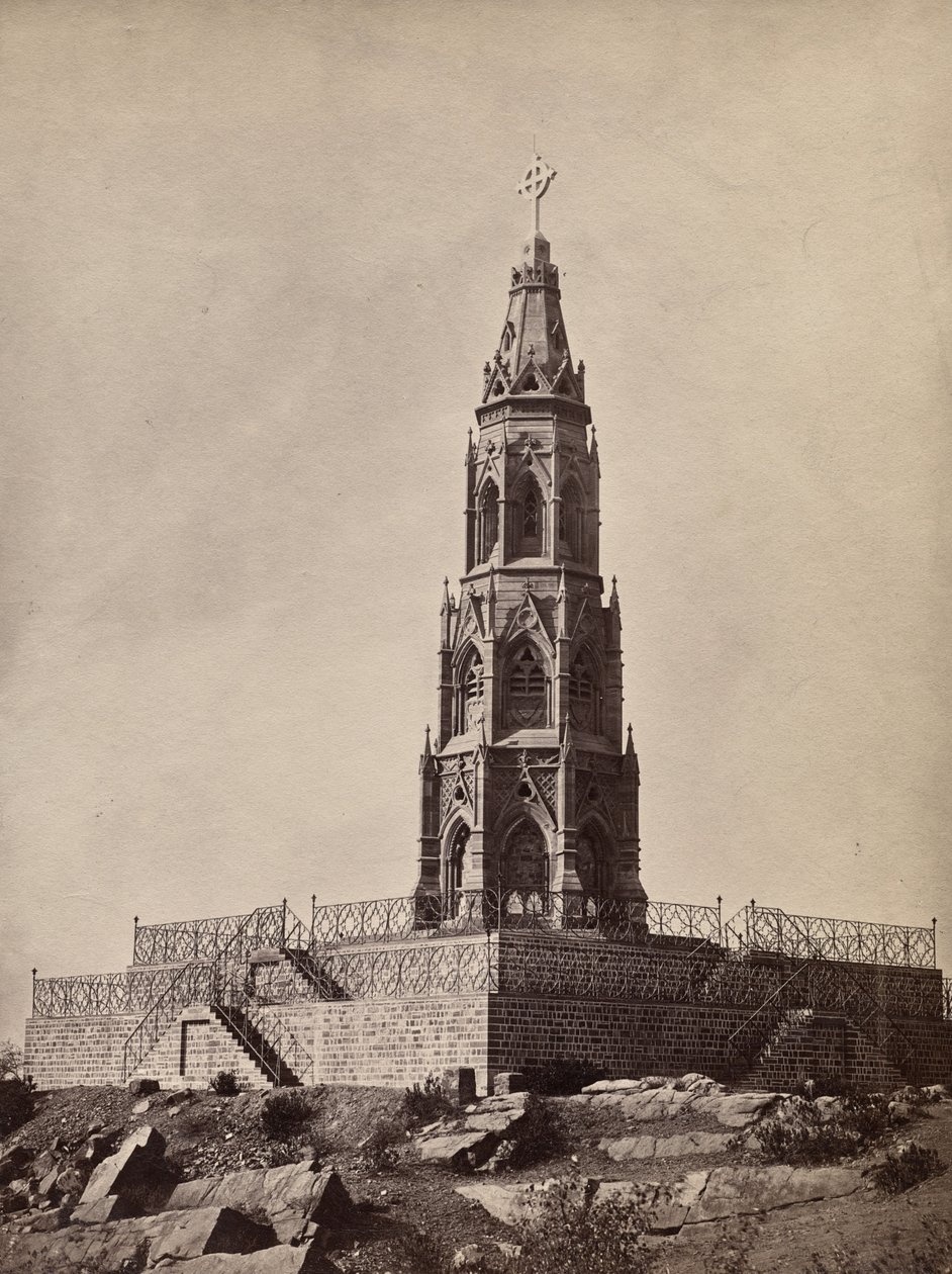 Monumento em memória dos soldados britânicos em 1859 de Unknown artist