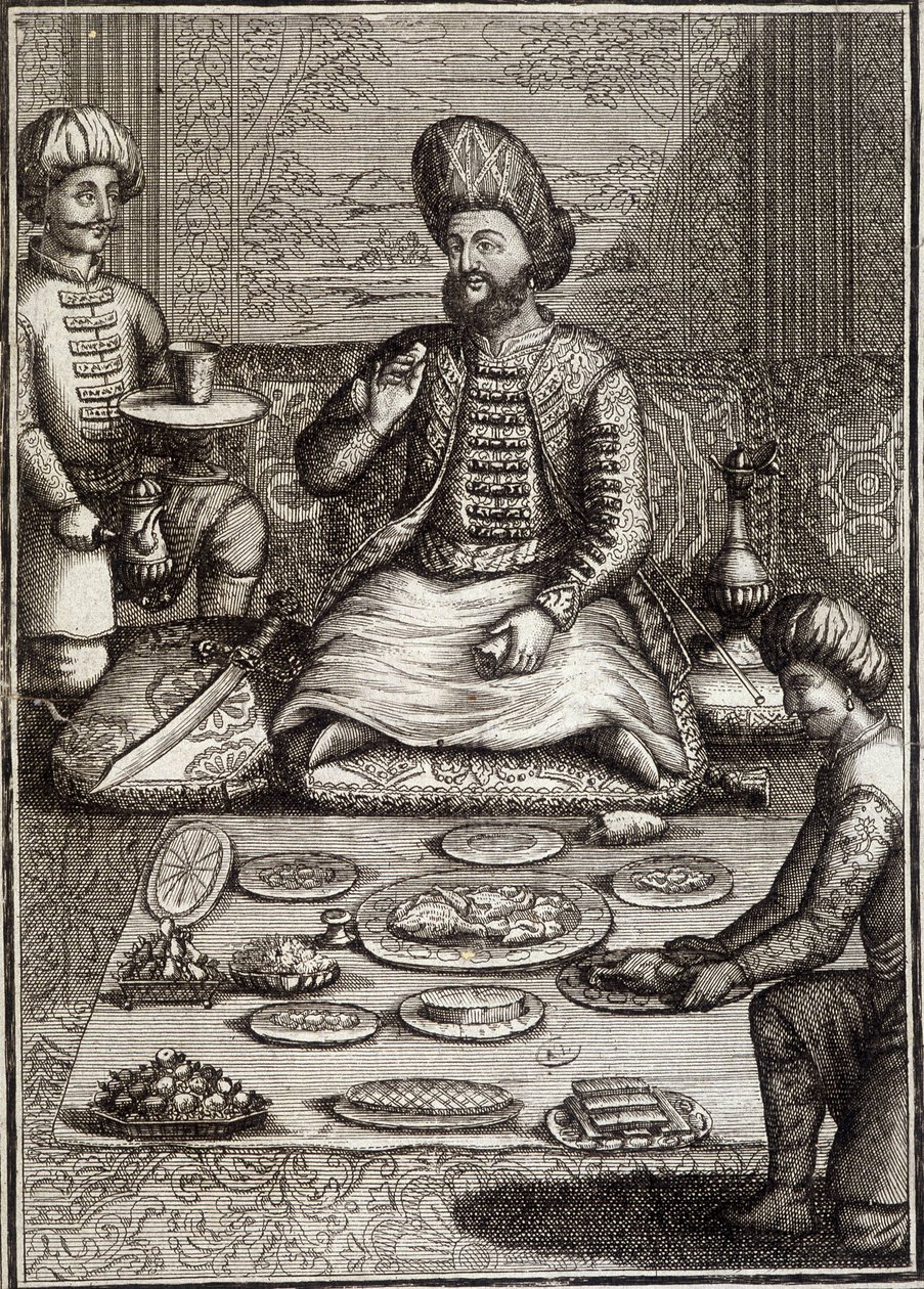 Méhémet Réza Beg, Embaixador da Pérsia, início do século XVIII. de Unknown artist