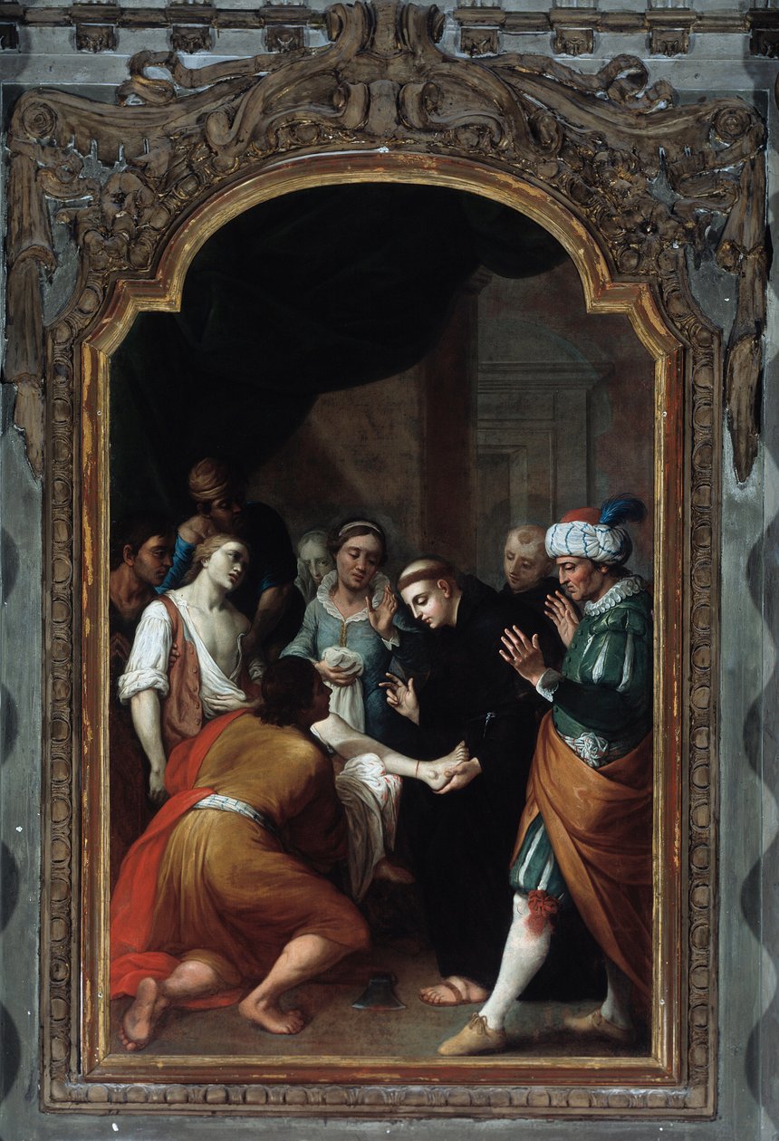 Milagre de Santo Antônio de Pádua que cura um aleijado (óleo sobre tela, final do século XVIII) de Unknown artist