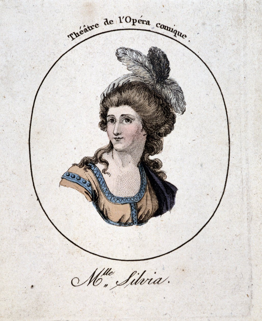 Menina Silvia, actriz da Ópera Comique, n.d. 18 s. de Unknown artist