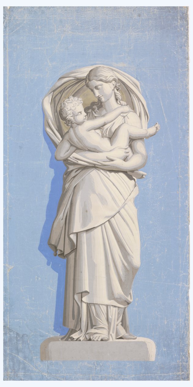 "Mãe e Filho" da série "As Idades do Homem" de Unknown artist